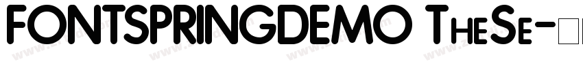 FONTSPRINGDEMO TheSe字体转换
